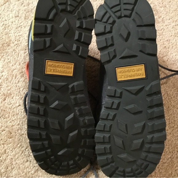 Merrell Eagle Turbulence real leather colorful hiking boots, EUR 40, retro style - Picture 3 of 6